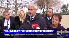Mort de Thomas: "Nos communes rurales ne sont pas protégées" face à une "violence qui s'étend partout en France" estime Laurent Wauquiez