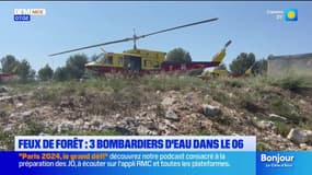 Alpes-Maritimes: trois hélicoptères bombardiers d'eau mobilisés pour l'été