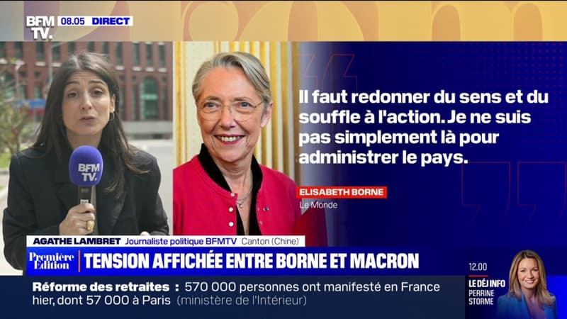 Tensions entre Élisabeth Borne et Emmanuel Macron: selon un conseiller de l'exécutif, 