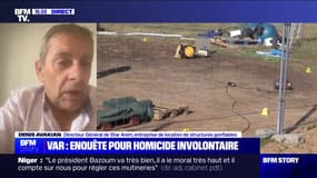 Mort dans une structure gonflable dans le Var: "Les accidents sont très souvent dus au vent", indique Danis Avakian (directeur d'une entreprise de location de structures gonflables)