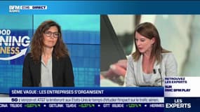 Audrey Richard (Présidente de l'ANDRH): "Certaines personnes sont lassées, il y a un certain relâchement" sur les gestes barrières en entreprise