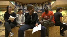 Migrants et collégiens partagent la scène le temps d'une création musicale