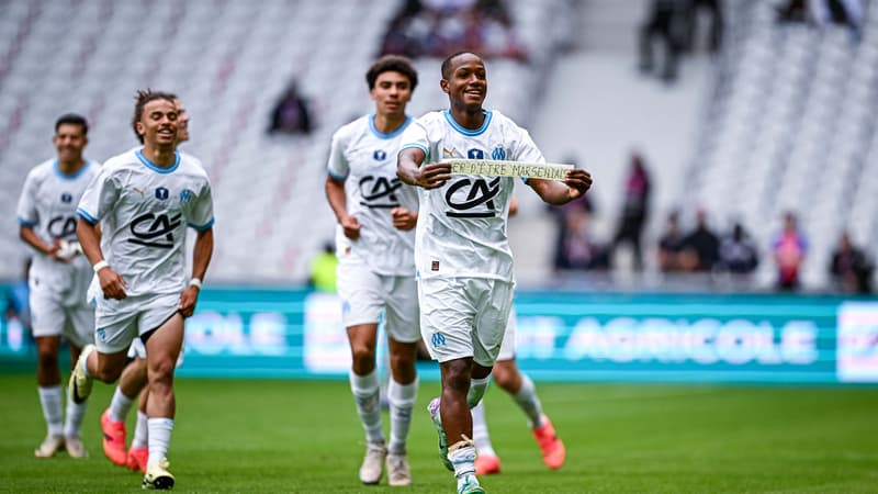 Keyliane Abdallah lors de la finale de la Coupe Gambardella le 25 mai 2024