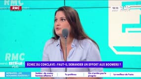 Retraites : "J'en veux aux boomers car ils ont hérité de l'apogée de la France", tacle Juliette Briens