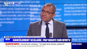 Suicide de Lindsay: "Il s'agit d'un échec collectif", pour Pap Ndiaye, ministre de l'Éducation nationale et de la Jeunesse