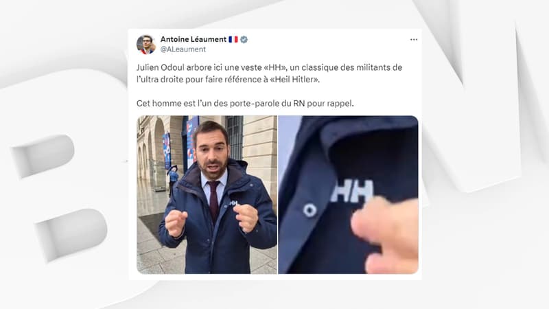 Une référence à Hitler? Antoine Léaument pointe du doigt Julien Odoul pour une parka Helly Hansen