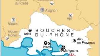 UN AUTOBUS ESSUIE DES TIRS À MARSEILLE