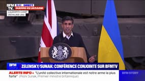 "Rien n'est inenvisageable": Rishi Sunak, Premier ministre britannique, n'exclut pas de livrer des avions de chasse à Kiev