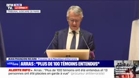 Arras: "Le pronostic vital des trois victimes blessées n'est plus engagé à ce jour" affirme Jean-François Ricard, procureur de la République antiterroriste