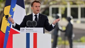 Emmanuel Macron à Nouméa le 26 juillet 2023 