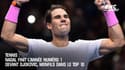Tennis : Nadal finit l'année numéro 1 devant Djokovic, Monfils dans le Top 10