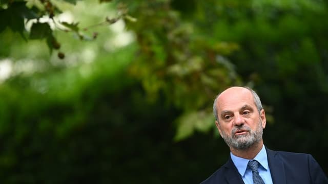 Le ministre de l'Éducation nationale Jean-Michel Blanquer le 26 août 2021 à Paris