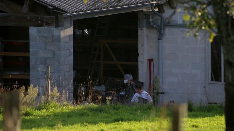 Une battue a eu lieu autour du domicile mercredi autour du domicile de l'homme suspecté dans la disparition de Justine Vayrac
