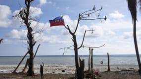 Le drapeau haïtien - Image d'illustration