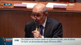 Syrie: Jean-Yves Le Drian, ministre des affaires étrangères, devant l'Assemblée Nationale: "Le pire est devant nous"