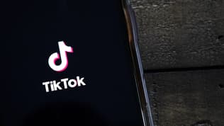 L'application Tiktok sur un smartphone.