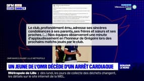 Lille: un rugbyman de l'OMR meurt après un arrêt cardiaque lors d'un entraînement