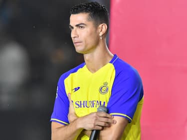 Cristiano Ronaldo lors de sa présentation à Al-Nassr