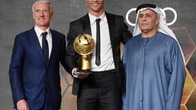 Didier Deschamps et Cristiano Ronaldo