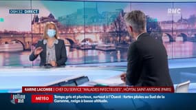Covid-19: l'objectif des 5.000 cas par jour d'ici le 15 décembre "très compliqué voire impossible" selon l’infectiologue Karine Lacombe