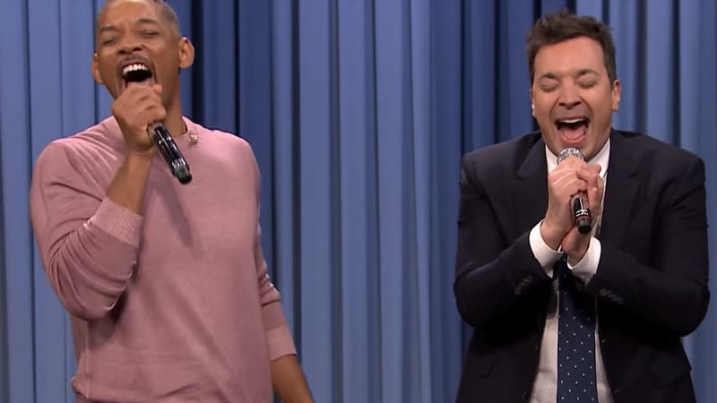 Will Smith et Jimmy Fallon, jeudi 22 mars dans le "Tonight Show"