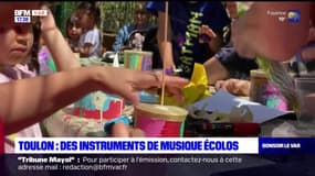 Toulon: un atelier pour construire des instruments de musique écolos