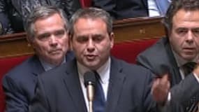 Xavier Bertrand, député UMP, ce mardi à l'Assemblée nationale