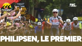 Tour de France (E1) : Philipsen gagne au sprint et prend le Maillot jaune, les Comms RMC