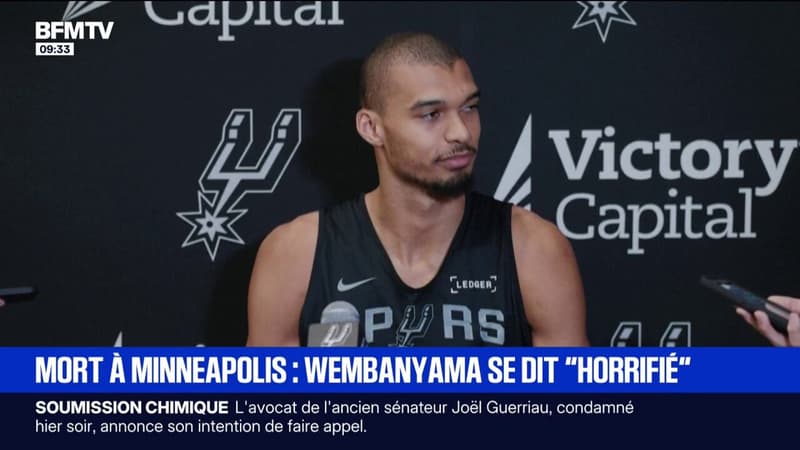 Minneapolis: Victor Wembanyama se dit "horrifié" et "préoccupé" après la mort d'un manifestant tué par l'ICE