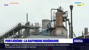 Port-Jérôme: la raffinerie redémarre