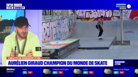 L'invité de Bonsoir Lyon : Aurélien Giraud, champion du monde de skateboard street