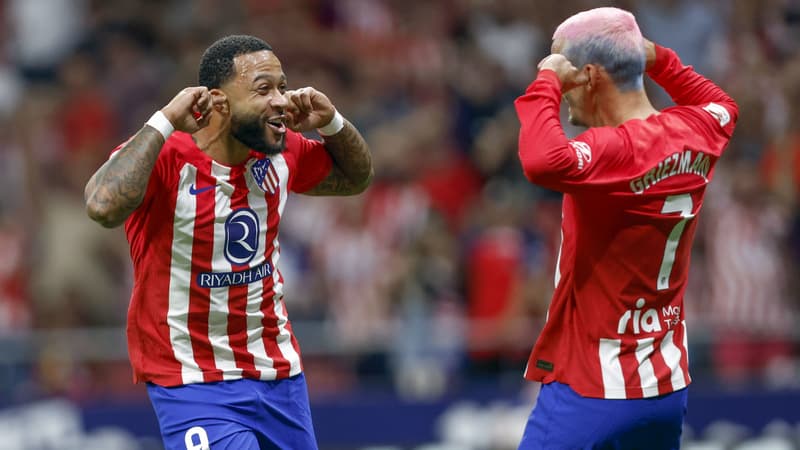 M. Depay et A. Griezmann