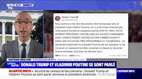 Donald Trump affirme avoir eu un échange téléphonique "productif" avec Vladimir Poutine