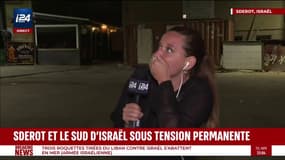 À Sdérot, en Israël, une roquette du Hamas explose pendant le duplex de Noémie Halioua pour la chaîne i24