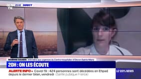 20h, on les écoute: pour Noémie Banes, infirmière à Oloron-Sainte-Marie, "l'hôpital public se meurt, car le gouvernement ne donne pas les moyens pour qu'il survive"