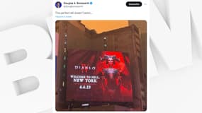 Des tweets ironiques sur la campagne de publicité de Diablo IV à New York