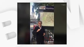 Le député insoumis Jean-Luc Mélenchon s'est lancé à son tour sur TikTok, le 9 juillet 2020.