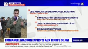 Corbières-en-Provence: les habitants nombreux pour rencontrer Emmanuel Macron