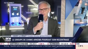 Le groupe de chimie Arkema poursuit son recentrage: "en 2024, nous serons un acteur pur des matériaux" 