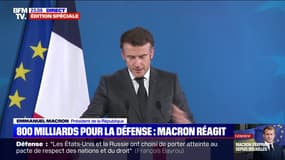 Emmanuel Macron: "Le moment que nous vivons est grave pour l'Europe et nous avons fait dès le premier jour des choix forts"