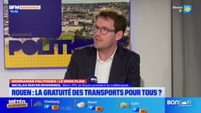 Nicolas Mayer-Rossignol, maire de Rouen, explique ses projets en matière de gratuité des transports 