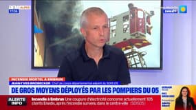 Incendie mortel à Embrun: "un fort risque d'effondrement" surveillé par le Sdis