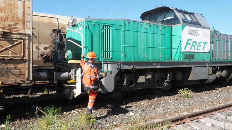 La ligne de fret Perpignan-Rungis.