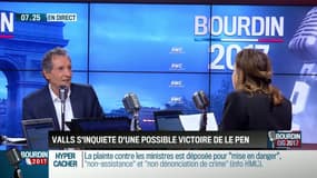 QG Bourdin 2017 : Présidentielle : Manuel Valls s'inquiète d'une possible victoire de Marine Le Pen – 01/03