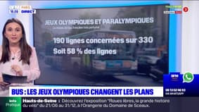 Bus: 58% des lignes perturbées lors des Jeux Olympiques