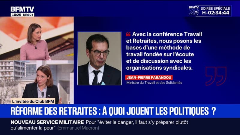 Retraites: "L'abrogation de la réforme est indispensable", estime Sophie Binet, secrétaire générale de la CGT