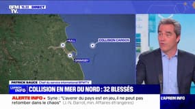 32 blessés dans une collision entre un cargo et un pétrolier en mer du Nord, au large des côtes du Yorkshire