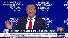 "L'Amérique est l'endroit où faire des affaires: venez en Amérique!", scande Trump à Davos