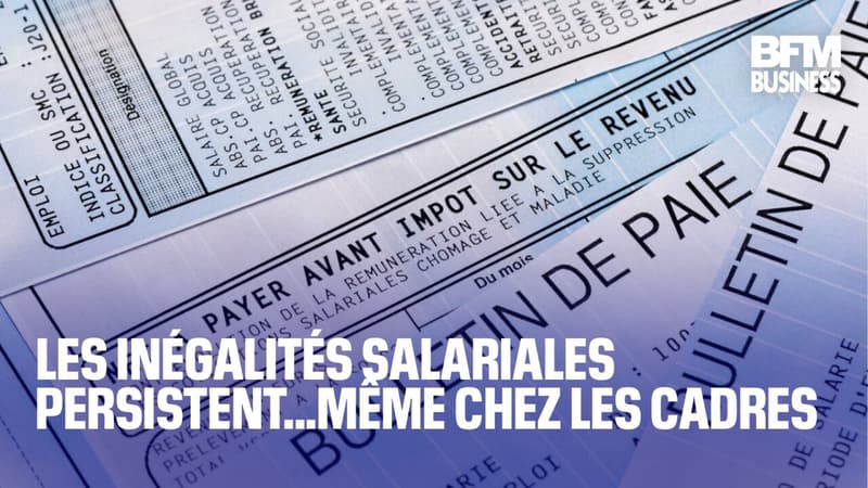 Les inégalités salariales persistent... même chez les cadres