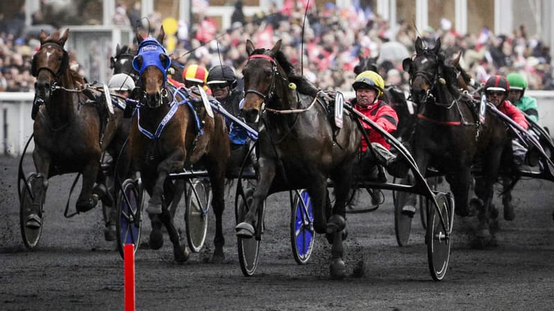 A Paris, lors du prix d'Amérique. 
